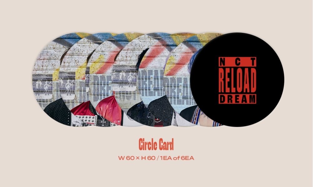 [INFO] 200424 NCT DREAM ‘Reload’ Album Details• Circle Card (1ea of 6ea)  #NCTDREAM  #Reload  #NCTDREAM_Reload #NCTDREAM_Ridin http://m.yes24.com/goods/detail/89969415