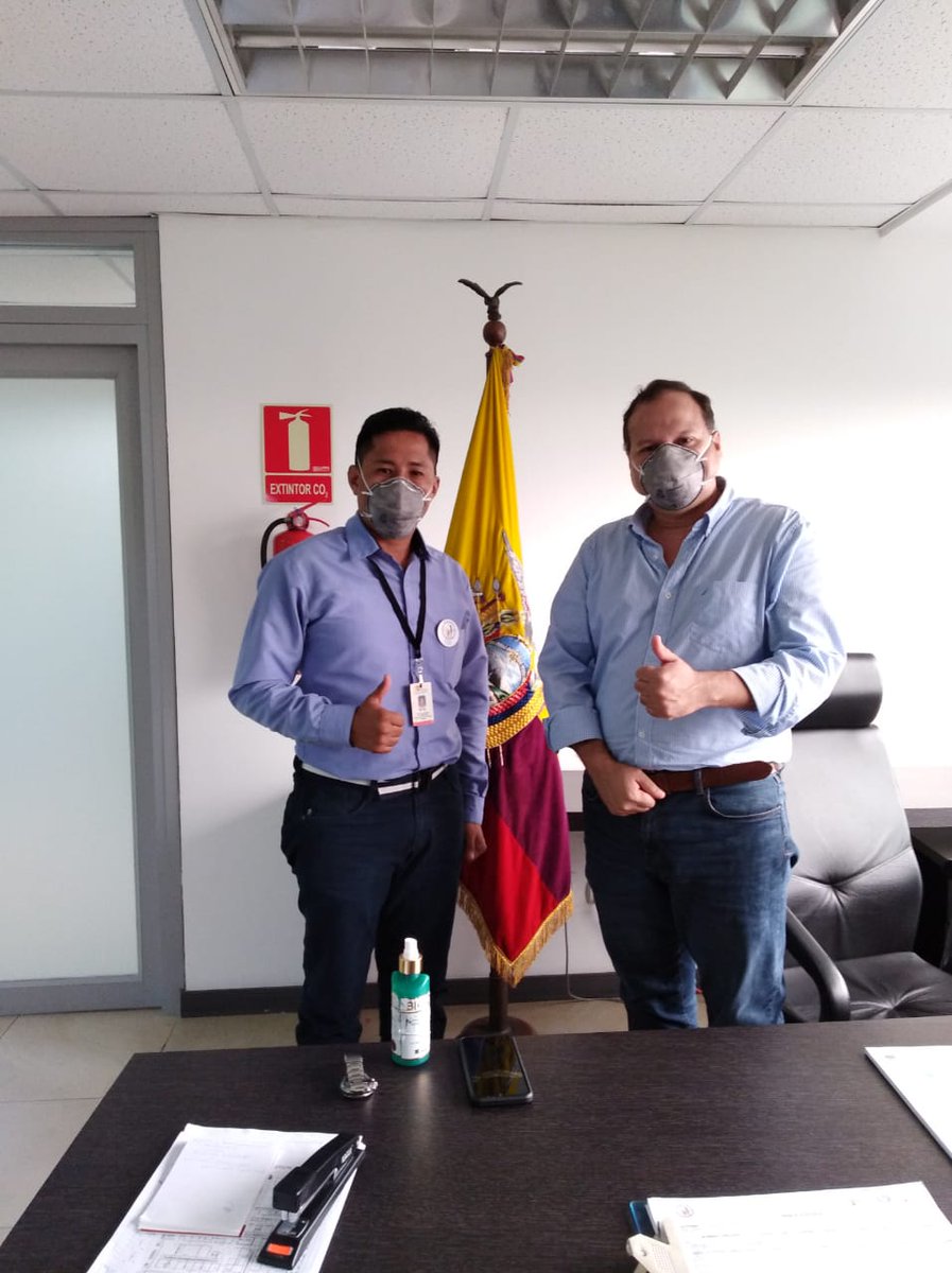 CNTAPSECUADOR's tweet photo. Guayaquil || Presidente Nacional del Colegio de #TAPS @CNTAPSECUADOR se reunió con el Viceministro de Salud Dr. #ErnestoCarrasco @Salud_Ec donde se plantearon propuestas de intervención en la #APS frente a #Covid_19ec 

#QuedateEnCasa 
#ActivadosPorLaSalud 
#TapsInfanteriaDelMsp https://t.co/jhixpTiJR6