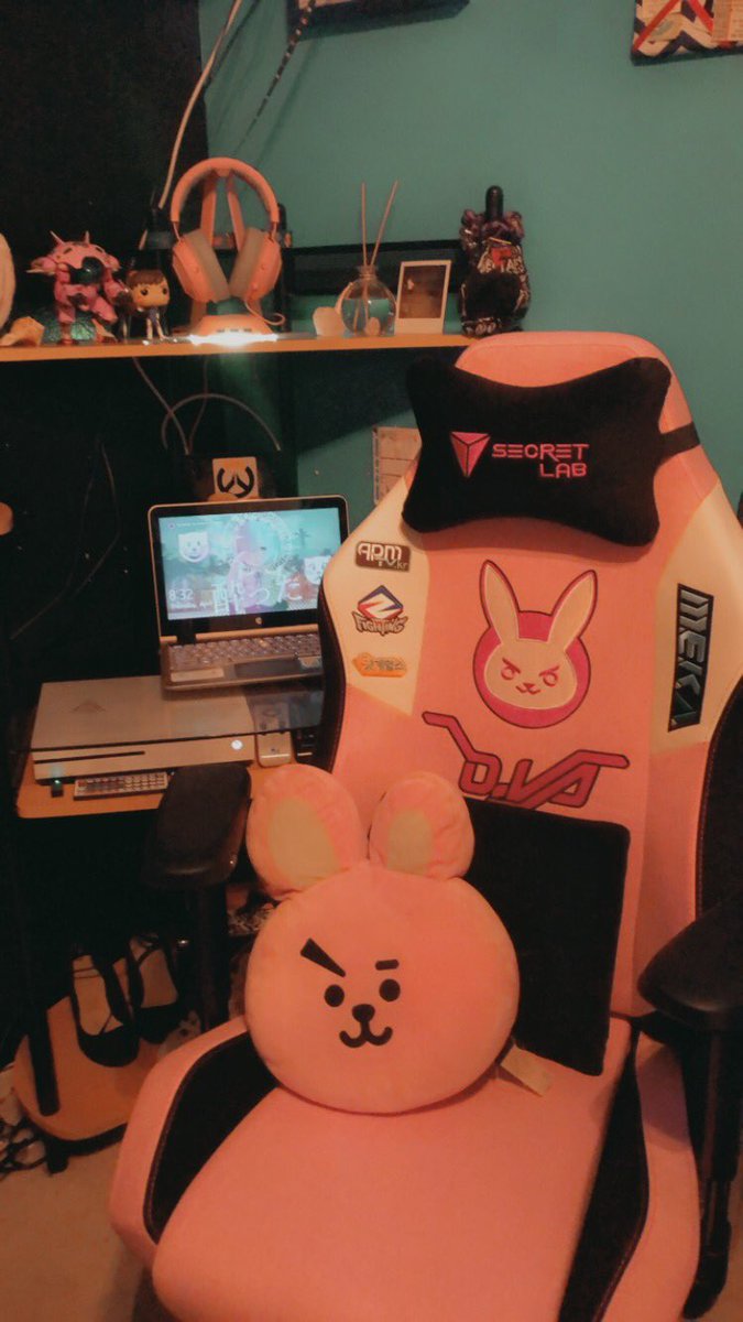crankthatkacy's tweet photo. Just got my dream chair 💕 #secretlab @secretlabchairs https://t.co/WHypjXW3Be