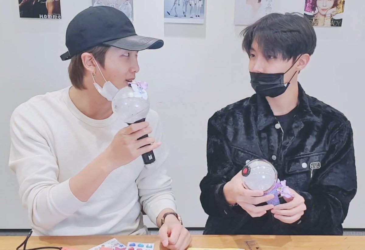 joonshoba's tweet photo. namjoon added 94 stickers for him and hobi then apologised to him for taking them off and it just made hobi laugh so big 🥺 https://t.co/adBuqdfF0p