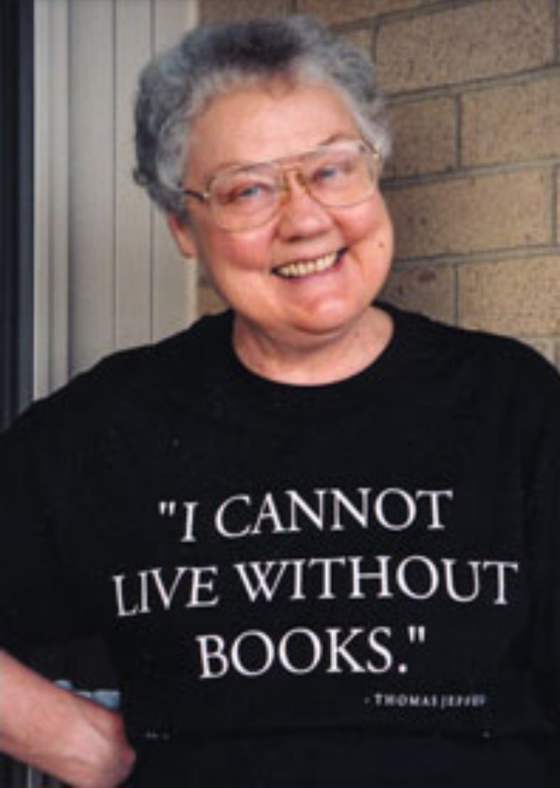 Barbara went on in the 70s to organize within the American Library Association. LGB books in a library are something that we take for granted today but that wasn't always so. Barbara's work in the ALA changed libraries for LGB people in the US. She made lesbians and gays... 4/8
