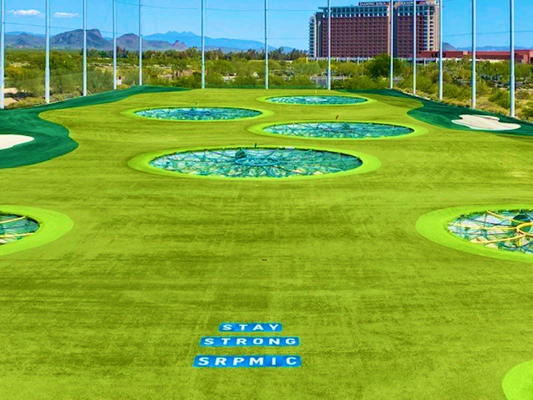 DiscoverSR's tweet photo. We are #AZTogether 💙 Salt River Pima-Maricopa Indian Community & the Talking Stick Entertainment District #LightAZBlue https://t.co/1MQcRU4xSv