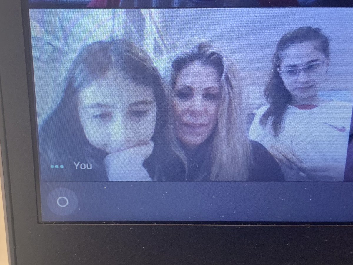 JenCerchio1's tweet photo. Bring your child to work day selfie!! My girls helped us run our virtual morning meeting !! https://t.co/fE9FROu0Lp