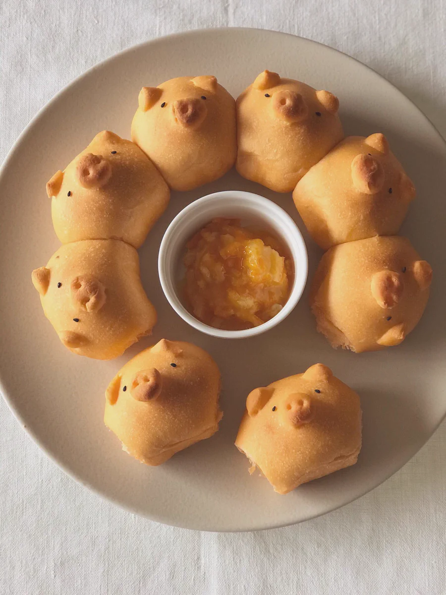 食べるのもったいない！子豚たちのちぎりパンが可愛すぎると話題に！