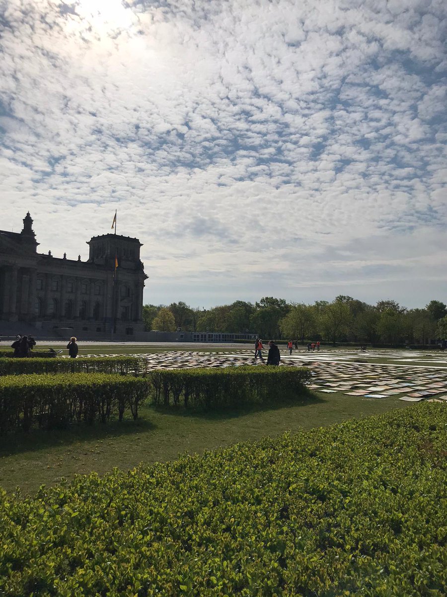Live from Berlin, where thousands of activists have sent in their demonstration signs this week. Together, we demand our governments to #FightEveryCrisis! Our response to COVID–19 has to be sustainable &amp; socially fair. That means: no money for fossil fuels! #ClimateStrikeOnline