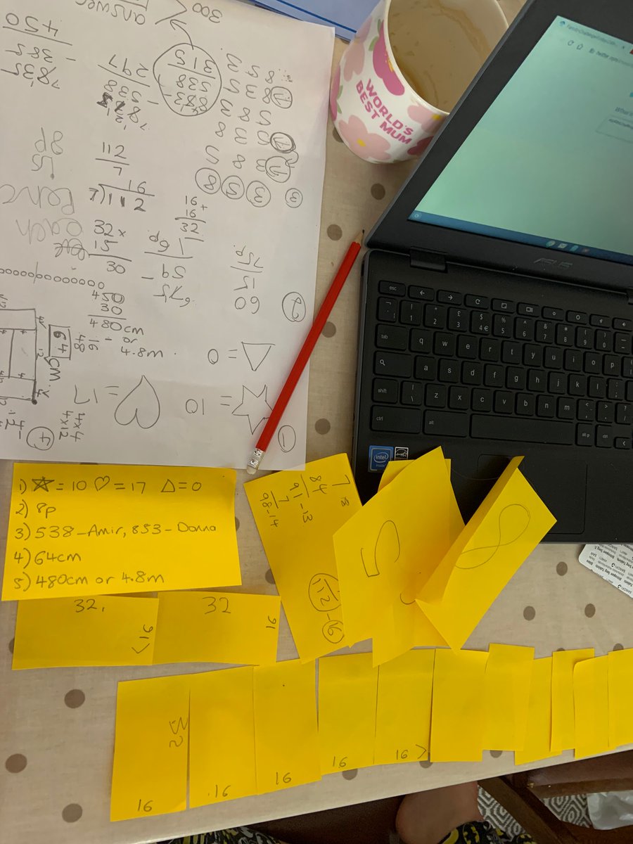 MrsKnoxGeog's tweet photo. We’ve completed the Friday #WRMchallenge! Well done Charlie! (my yr4 reluctant mathematician!) https://t.co/bWBQCnlCHG