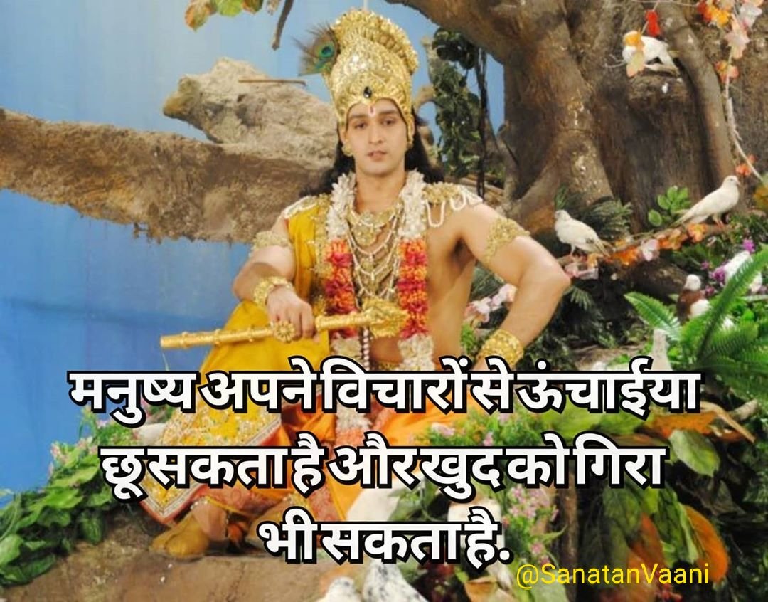 SanatanVaani's tweet photo. 🌸स्वंय विचार कीजिए🌸
.
.
#lordshiva #lordkrishna #harekrishna #mahadev #radheykrishna #muralimanohar #krishna #goverdhan #work #luck #hardwork #bhagwatgita #love #instagram #instagood #vrindavan #insta #quotes #hashtags https://t.co/Lnjx6J7k6l