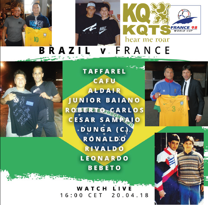 Con algunos brasileños que jugaron el mundial de Francia 98.⚽️⚽️⚽️... LOS MAPAS CAMBIAN. LOS RITMOS CAMBIAN. ¿EL TIEMPO APRIETA? 😝👏🕺