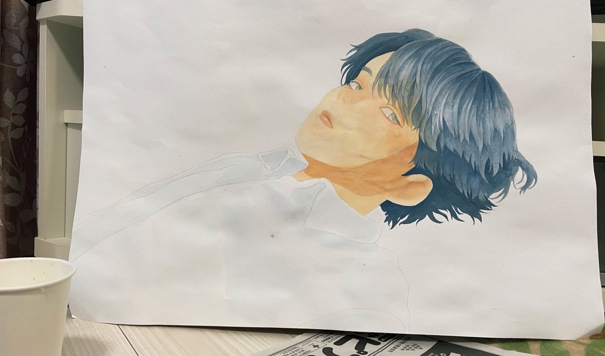 mar8_1's tweet photo. 紙はボコボコだわ(自業自得)謎のシミはあるわで萎えた https://t.co/wZnBlLixoV