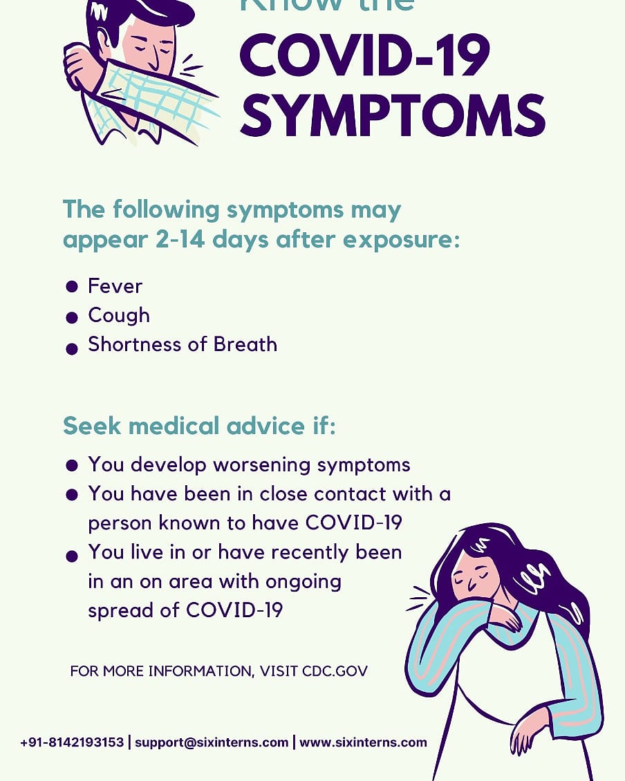 SixInterns's tweet photo. With Covid - 19 locking everything down and the surge is cases of the virus coming to light we all must be aware &amp; prepared. Here is Six interns sharing the symptoms with you cause our safety ensures the country 's safety so stay home stay safe.

#StayHomeStaySafe https://t.co/ANFGJWwFAq