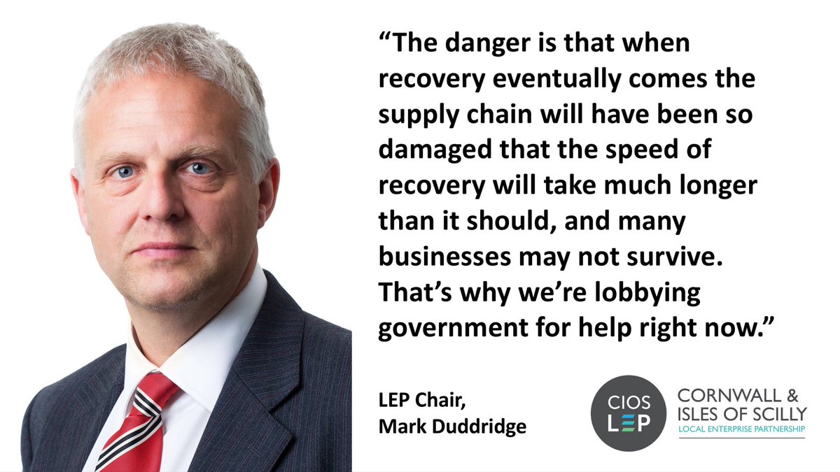 The ripple effect of closed cafés, pubs and restaurants is being acutely felt by food and farming businesses across Cornwall. Our Chair, Mark Duddridge, writes about a growing crisis in the countryside cioslep.com/about/lep-chai… #COVID19