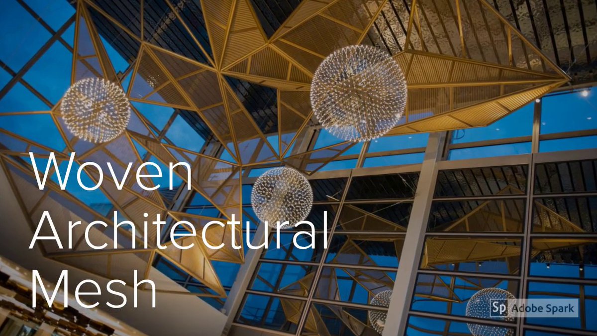 RidgewayOnline's tweet image. Check out our woven architectural metal mesh, available in many different patterns each with its own characterises and optical effect.  #architecturalmesh #wovenmesh 

youtube.com/watch?v=kjZMj1…