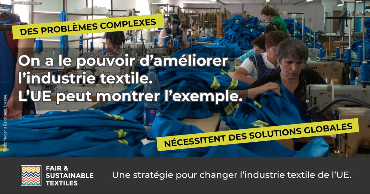 Asso4D's tweet photo. #FairSustainableTextilesEU #FashionRevolutionDay
4D s’associe à @FNEasso, @MaxHavelaarFr, @WECF_Fr et @ZeroWasteFR et 60 autres associations de défense de l’environnement et des droits humains pour publier une stratégie pour une filière textile durable.
https://t.co/TJAnDn2asD https://t.co/1zLsC1h04L