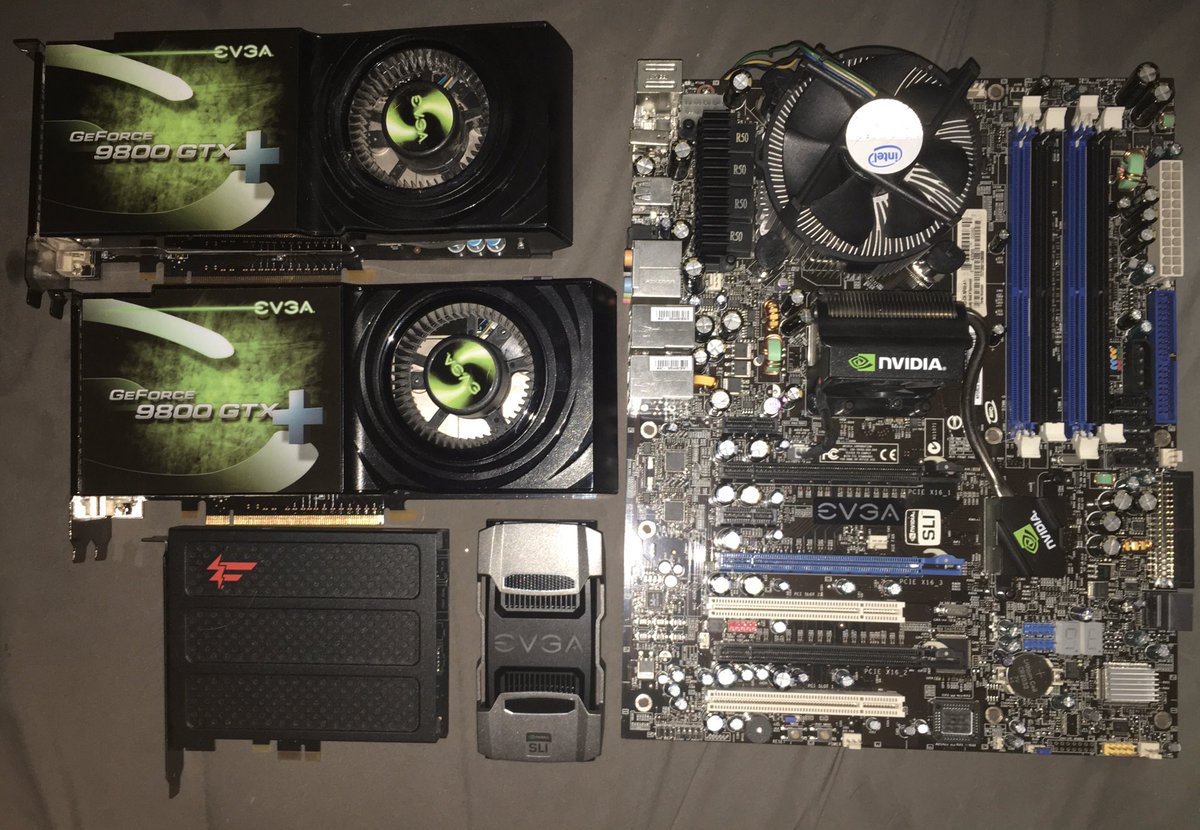 itsjustvwcraig's tweet photo. New project part 1:
#RetroComputing #SLI #EVGA #RetroGaming #XP #SoundBlaster #XFi #Fatal1ty #Core2Extreme https://t.co/EarpZgxtin
