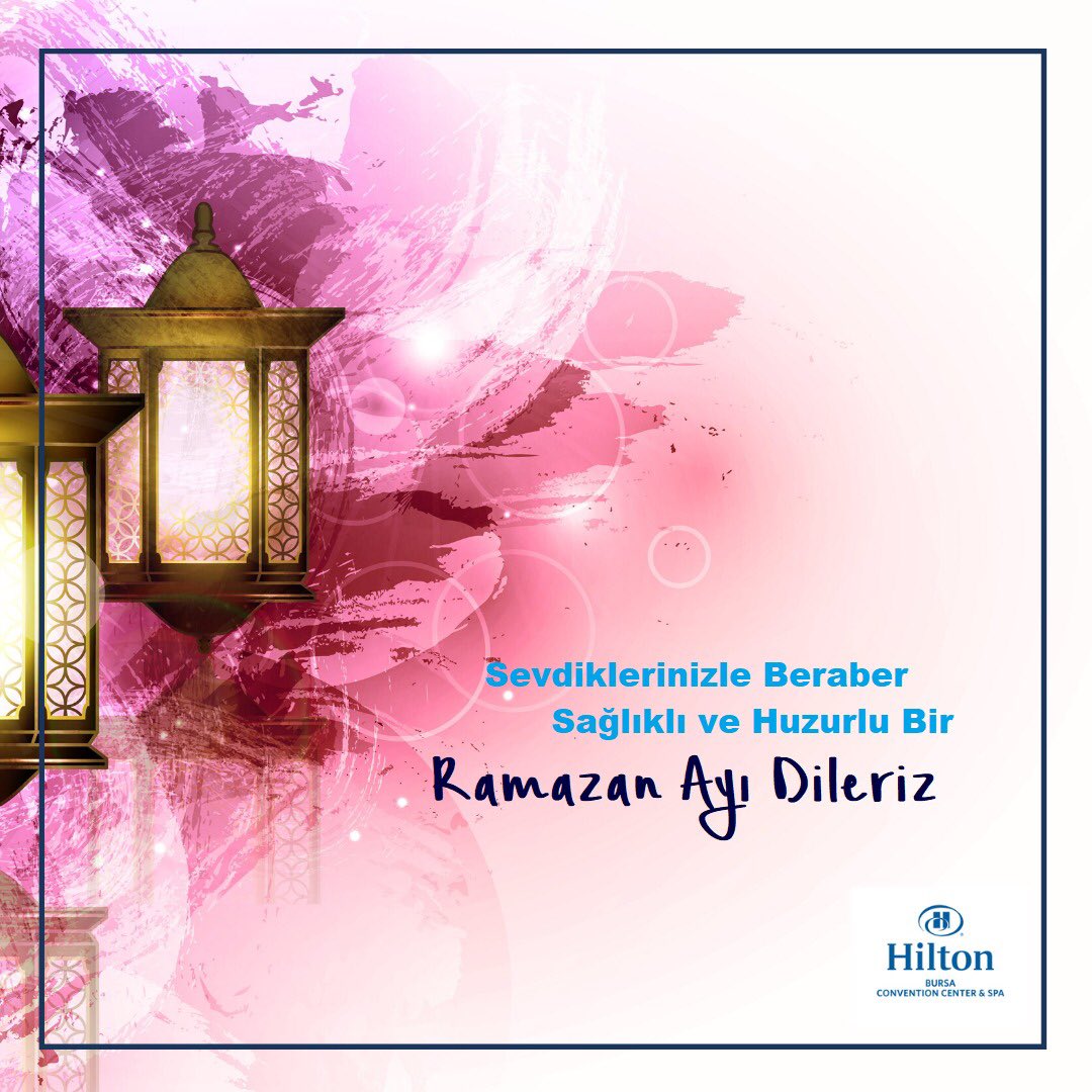 Sevdiklerinizle beraber sağlıklı ve huzurlu bir Ramazan ayı dileriz. 

We wish everyone a peaceful Ramadan.
 
#hiltonbursa #hiltonhotels #ramadan2020🌙 #ramazan