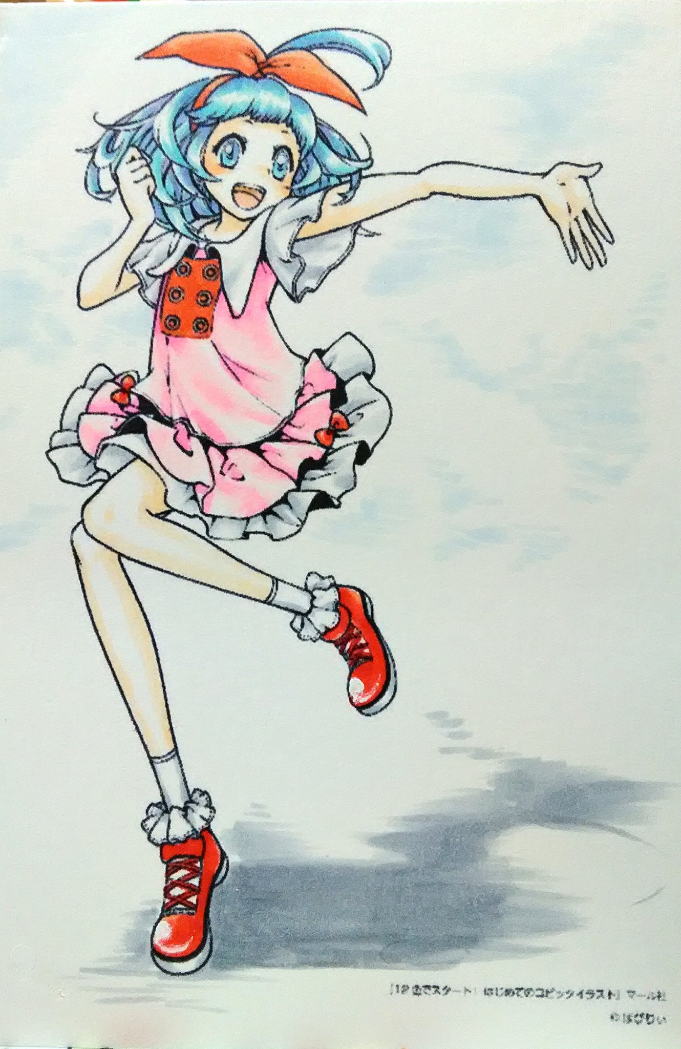 天晴 てんせー Nowar コピック公式さんの塗り絵用線画お借りしました ｶﾜｲｲ女の子とか久しぶりすぎた そして足細っ T Co Ja37zunh3u コピック T Co Oxvgihadug Twitter