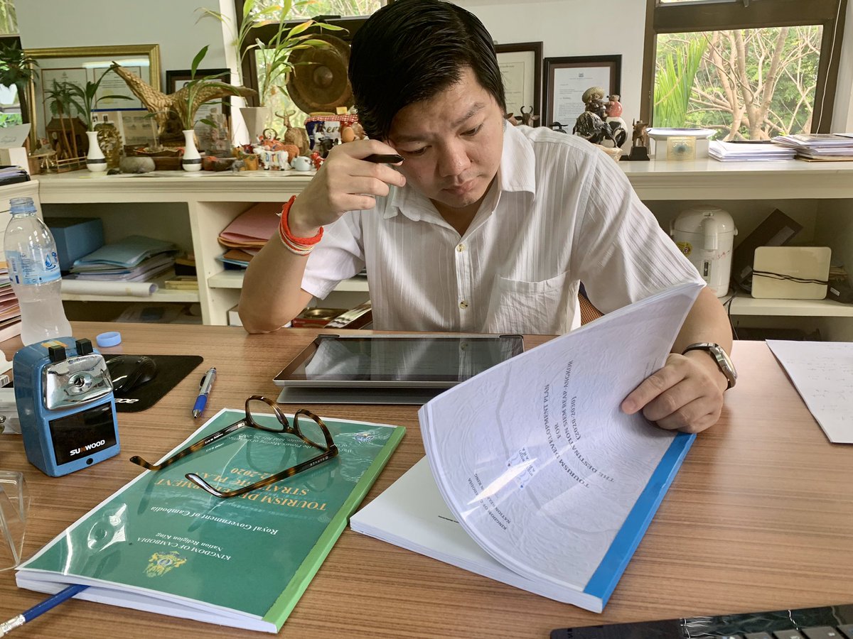 Busy busy week ✍🏼 Working on the tourism development plan for Siem Reap Angkor. With the unexpected situation and the consequences from the covid-19, we have to think on how to take advantage of the situation and be ready to bounce back💪