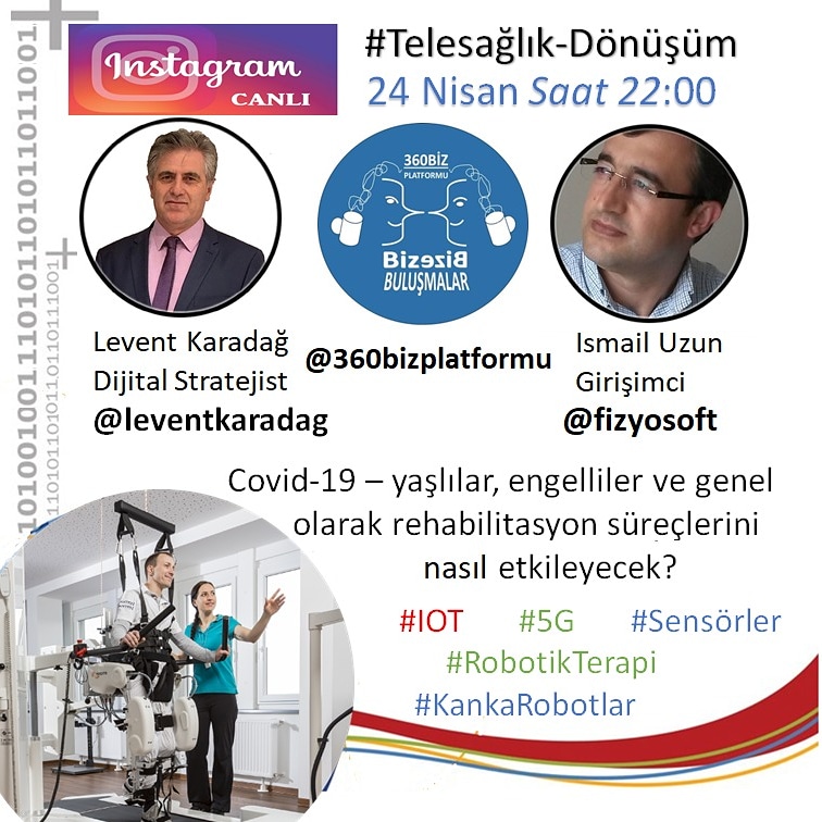Covid-19 – yaşlılar, engelliler ve genel olarak rehabilitasyon süreçlerini nasıl etkileyecek?
Telesağlık hizmetleri covid-19 sürecinde çok önem kazandı.
#telesaglik #HayatEveSigar #EvdeKal #IOT #fizyoterapi