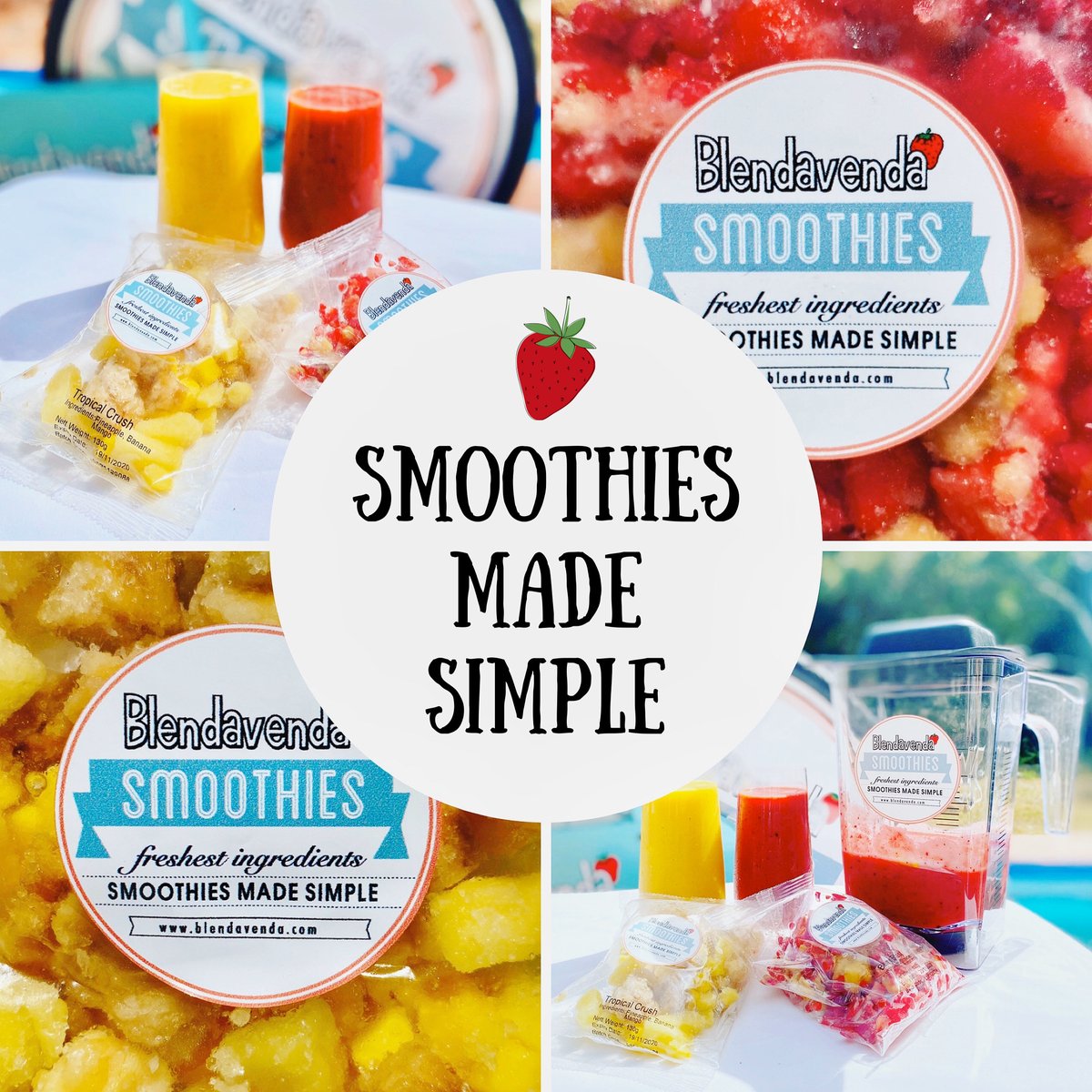 Our ready-to-blend #smoothie packs are available for #freedelivery throughout #CapeTown. Conveniently portioned for a burst of #immuneboosting #VitaminC. 🚚Order before 10am for #samedaydelivery or by 6pm for next day delivery! info@blendavenda.com  #supportlocalbusiness