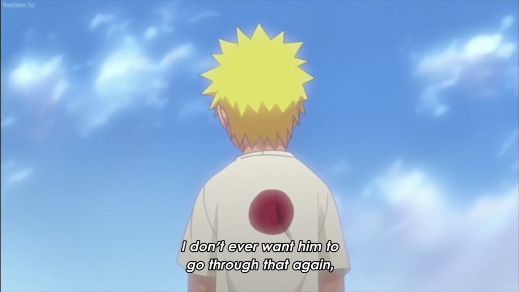 When Shikamaru said he doesn't want Naruto to feel lonely and excluded ever again