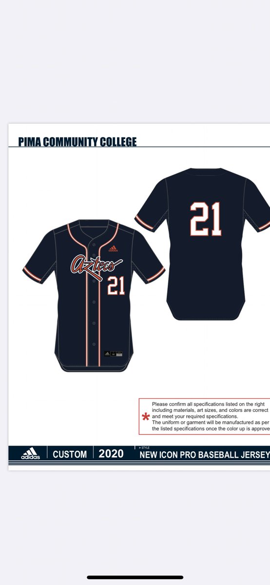 BaseballPima's tweet image. New ⁦@adidasBaseball⁩ navy uni’s for 2021. 🔥🔥🔥#aztecs2021