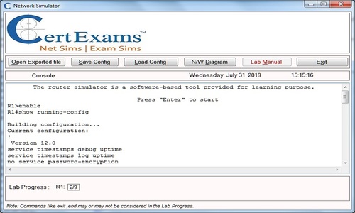 certexamsdotcom's tweet image. Router Simulator labs for switch fundamentals, IOS fundamental, access-list labs, routing fundamental labs. Check out routersimulator.certexams.com/router-labs.ht…
#routersimulator #router #routerlabs #switchfundamentals #routing
