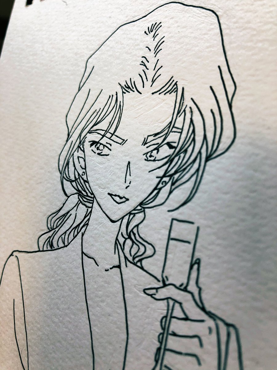 なつみかん On Twitter A Secret Makes A Woman Woman Vermouth ベルモット コナンお絵描き