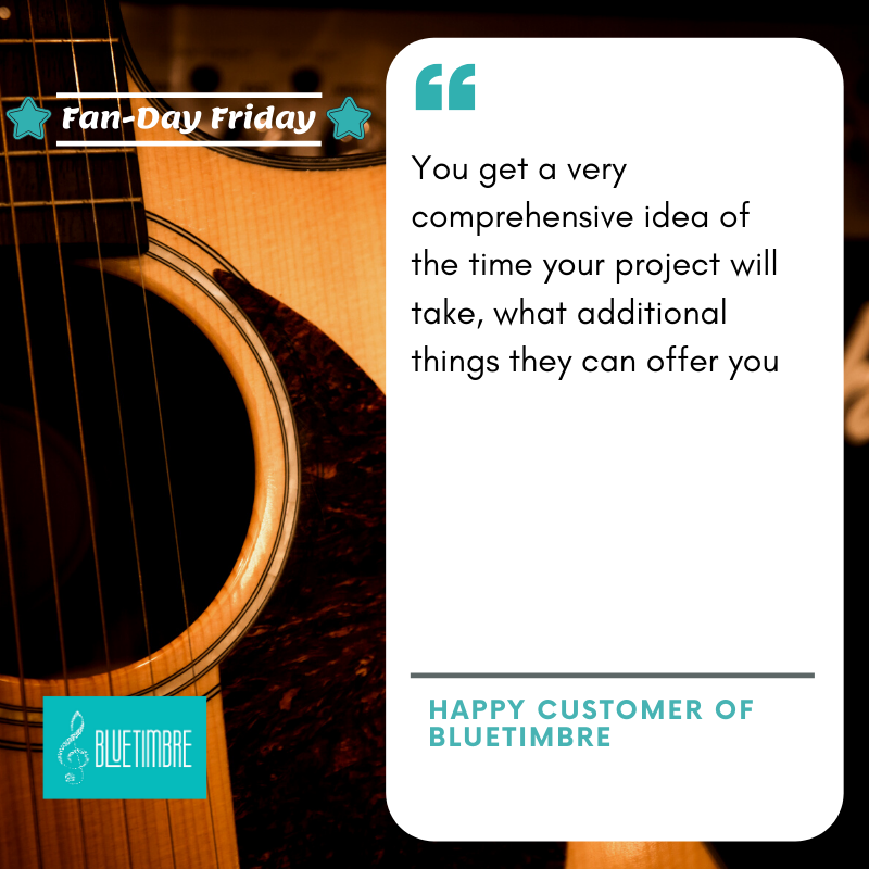 bluetimbremusic's tweet photo. Talking in detail with our clients and giving them a fair idea of their project in terms of time, additional offers etc is our USP.
.
.
#BlueTimbre #BlueTimbreStudios #CreateMusic #MusicStudio #MakeMusic #RecordingStudio #BangaloreStudio #Mixing #Mastering #FanFriday https://t.co/3OKFAPyRVM