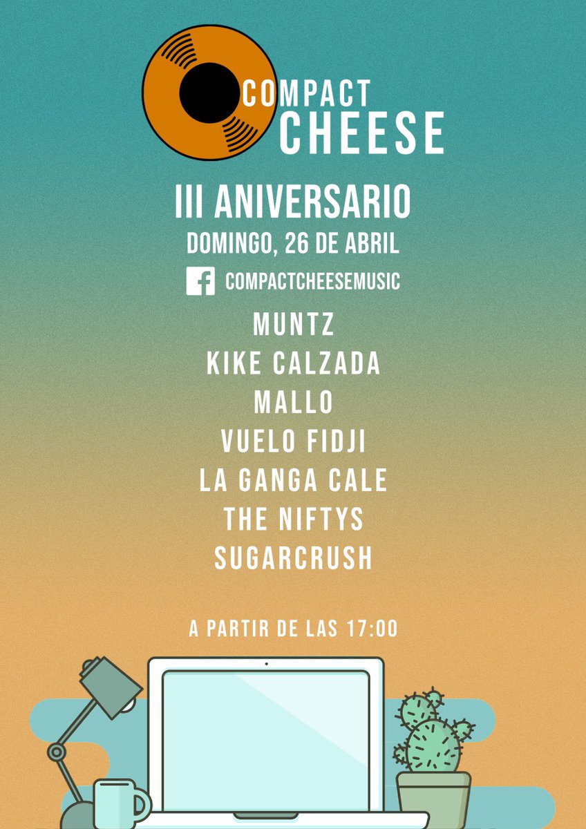 CompactCheese_'s tweet image. 🔊🔊Cheesers⚡️⚡️ Nuestro III Aniversario ya está aquí 🥳🥳 Hoy comienza nuestra triple celebración con 20 bandas que son 🔥🔥 El streaming comenzará a partir de las 17:40⏰ en nuestro facebook 🔍

Os dejamos el cartel y el cartel por días para que no os perdáis nada🧡