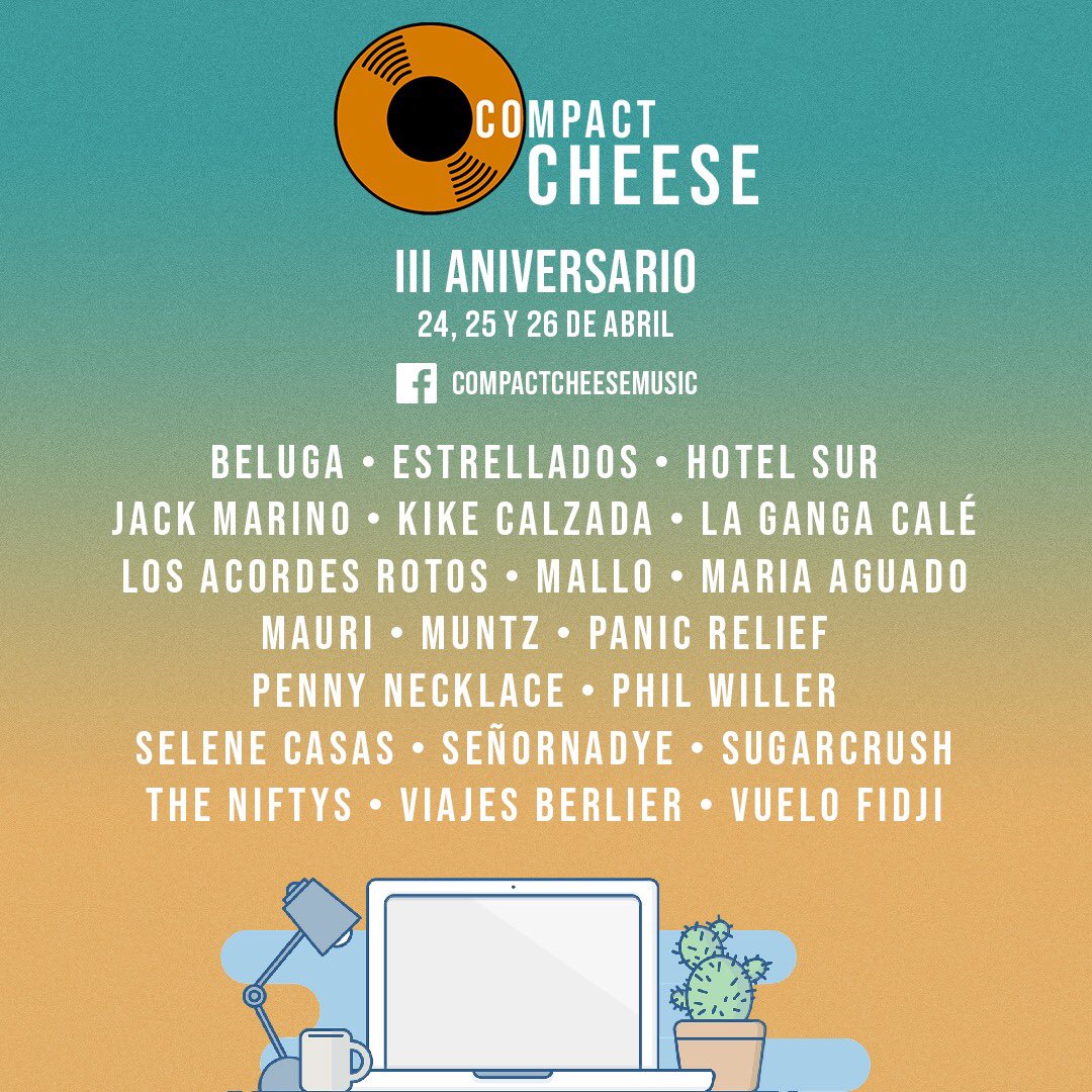 CompactCheese_'s tweet image. 🔊🔊Cheesers⚡️⚡️ Nuestro III Aniversario ya está aquí 🥳🥳 Hoy comienza nuestra triple celebración con 20 bandas que son 🔥🔥 El streaming comenzará a partir de las 17:40⏰ en nuestro facebook 🔍

Os dejamos el cartel y el cartel por días para que no os perdáis nada🧡