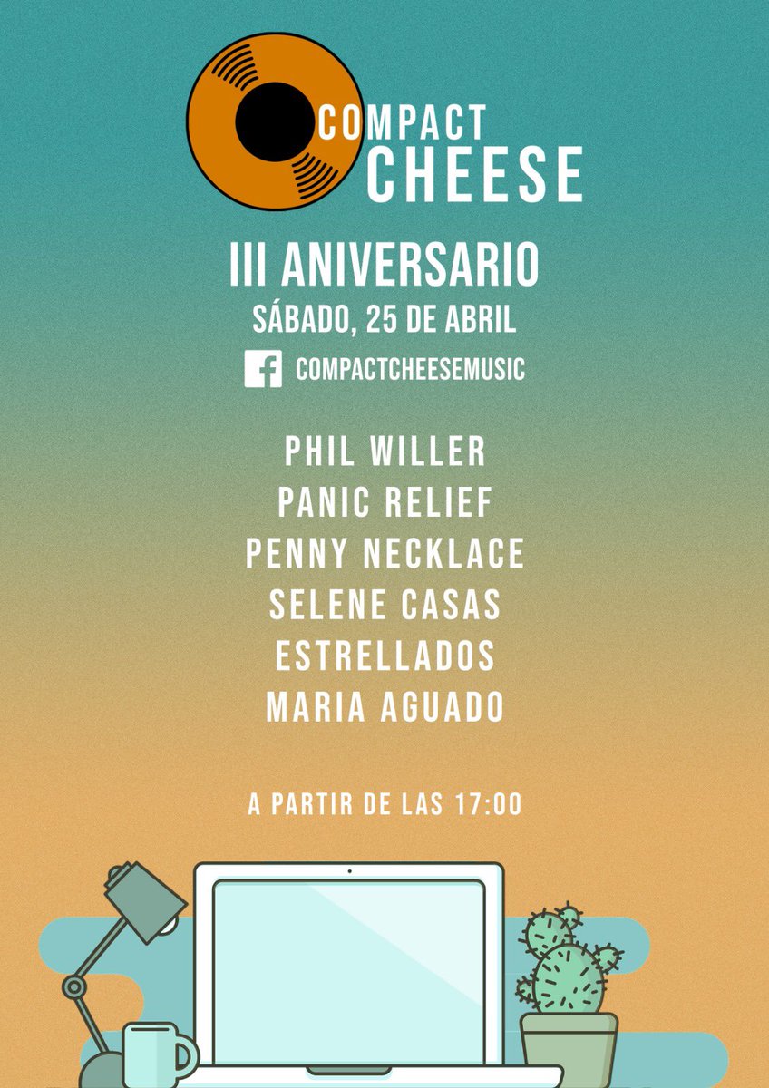 CompactCheese_'s tweet image. 🔊🔊Cheesers⚡️⚡️ Nuestro III Aniversario ya está aquí 🥳🥳 Hoy comienza nuestra triple celebración con 20 bandas que son 🔥🔥 El streaming comenzará a partir de las 17:40⏰ en nuestro facebook 🔍

Os dejamos el cartel y el cartel por días para que no os perdáis nada🧡