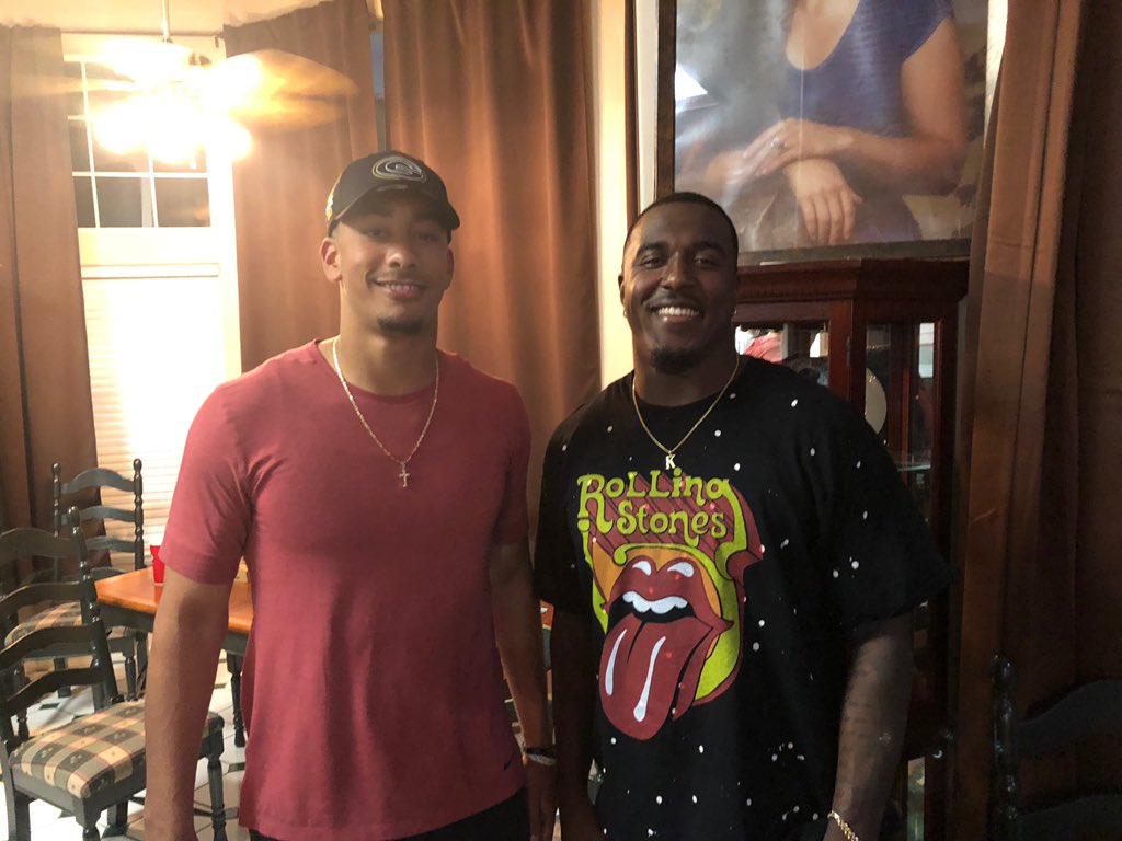 Congratulations to Liberty Gridiron Patriot Jordan Love <a href="/jordan3love/">JLove</a> on his 1st round selection to the Green Bay Packers! We are so proud and wish Jordan all the best in his NFL Future! #LetttsssGoooo #PatsUp🇺🇸👆🏼 #GoPack🧀🧀