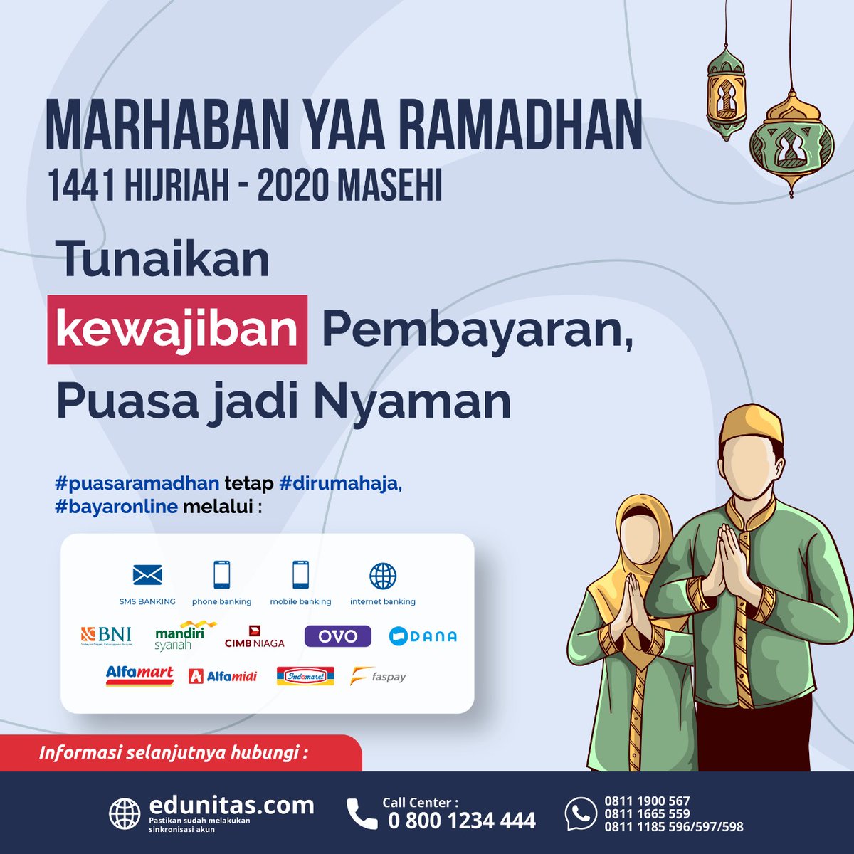 IgiPmb's tweet photo. Selamat menjalankan ibadah puasa, mari tingkatkan ibadah dan pekerjaan kita dengan optimal, di bulan yang penuh berkah dan barokah https://t.co/ATRKd4zIjr