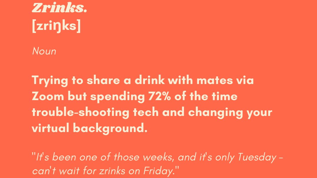 WritersAus's tweet photo. It's Friday! Who's ready for some zrinks? #LockdownLexicon https://t.co/A8DzzT1xto