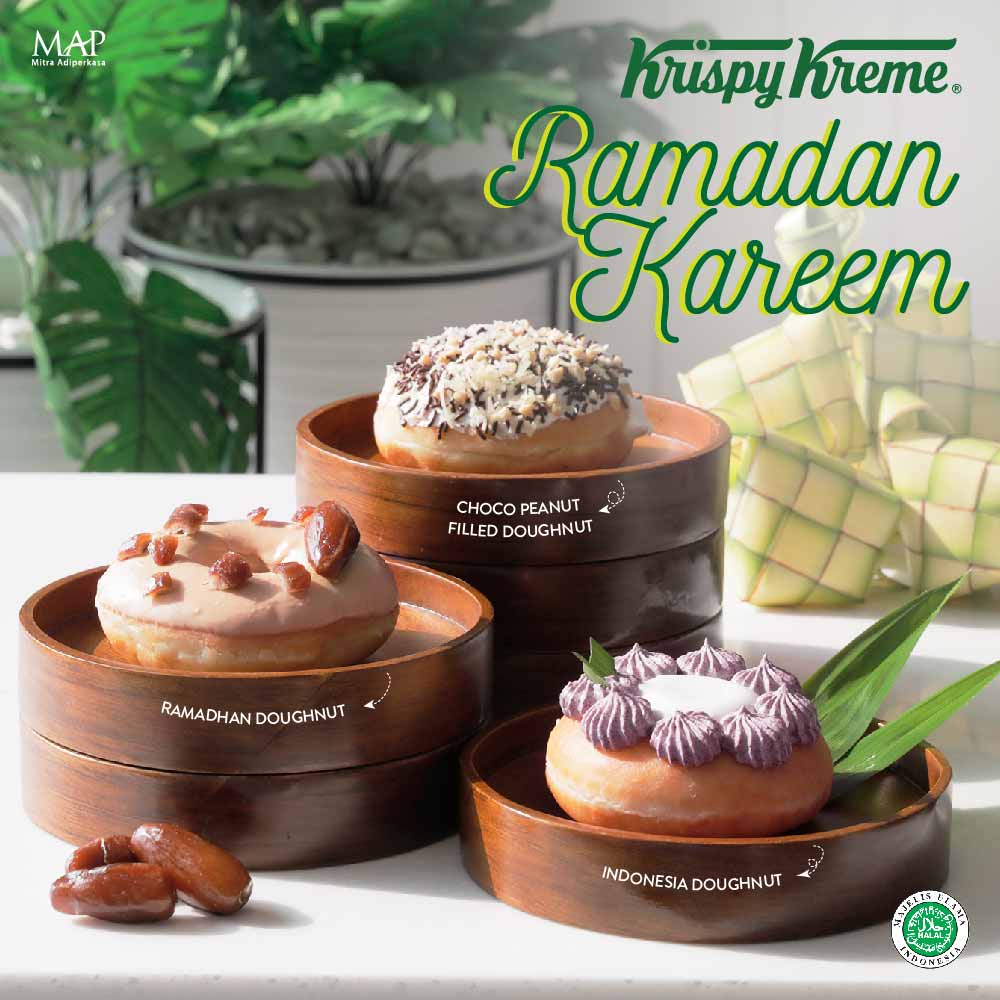 Celebrate the special moments of Ramadhan with your family and friends wherever they are with Krispy Kreme Ramadhan Special limited edition doughnuts!