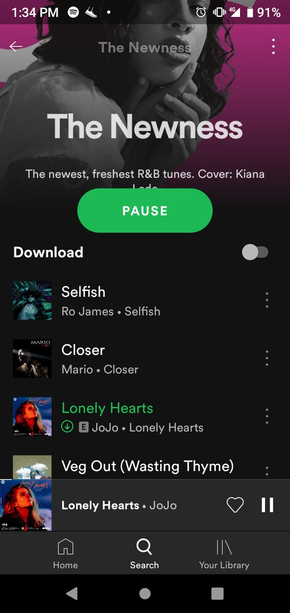 TateMcJoJo's tweet photo. 3rd on the list #TheNewness Playlist #LonelyHearts #goodtoknow 1st of May @iamjojo https://t.co/cO3ZamUomb