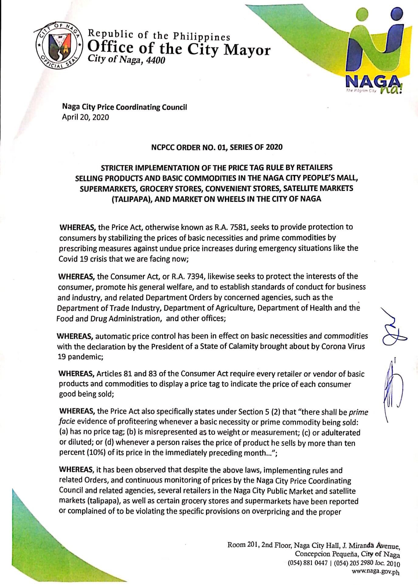 Naga City Government on Twitter "LOOK Naga City Price Coordinating