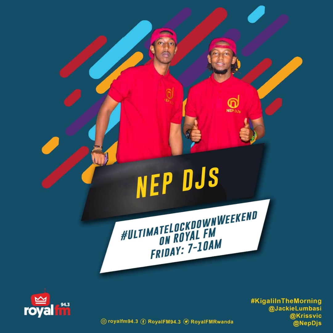 NepDjs's tweet photo. #Nepdjs are live on @RoyalFMRwanda Now. they bring the party to your house ππ π‘π’ till 10am ... It is the π
#UltimateLockdownWeekend π₯π₯
πΊπ.
It is going down in your house Today π₯π₯ππΊπ₯
@DJBertoB & @DjHabz1
#Simplygoodmusic https://t.co/JsA1WfjXPo