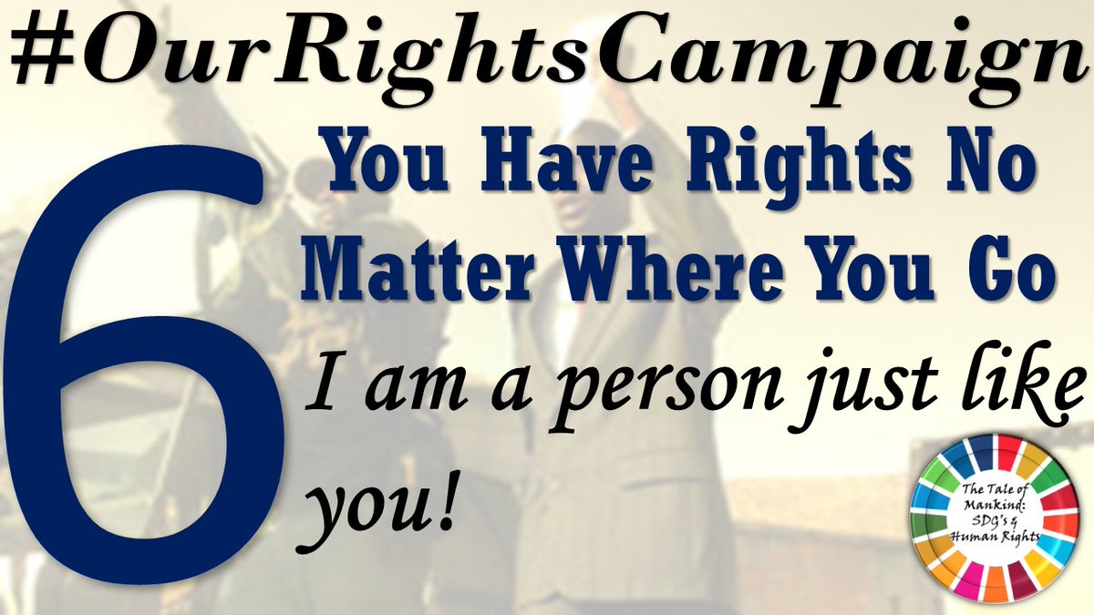 taleofhumankind's tweet photo. #HumanRights #Right5
📢 YOU HAVE RIGHTS NO MATTER WHERE YOU GO
⭕️Are human rights guaranteed in non democratic
countries as well ?
⭕️When you travelled from your place to another, were
your human rights ever violated ?
Share your answers using #OurRightsCampaign https://t.co/l6jCG2NXU1
