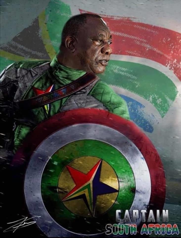 LizellS's tweet photo. Your doing an amazing job Mr President, we know your tired but we thank you for being our hero #CyrilFridays 🇿🇦 ❤️ https://t.co/7iGn4xo1EG