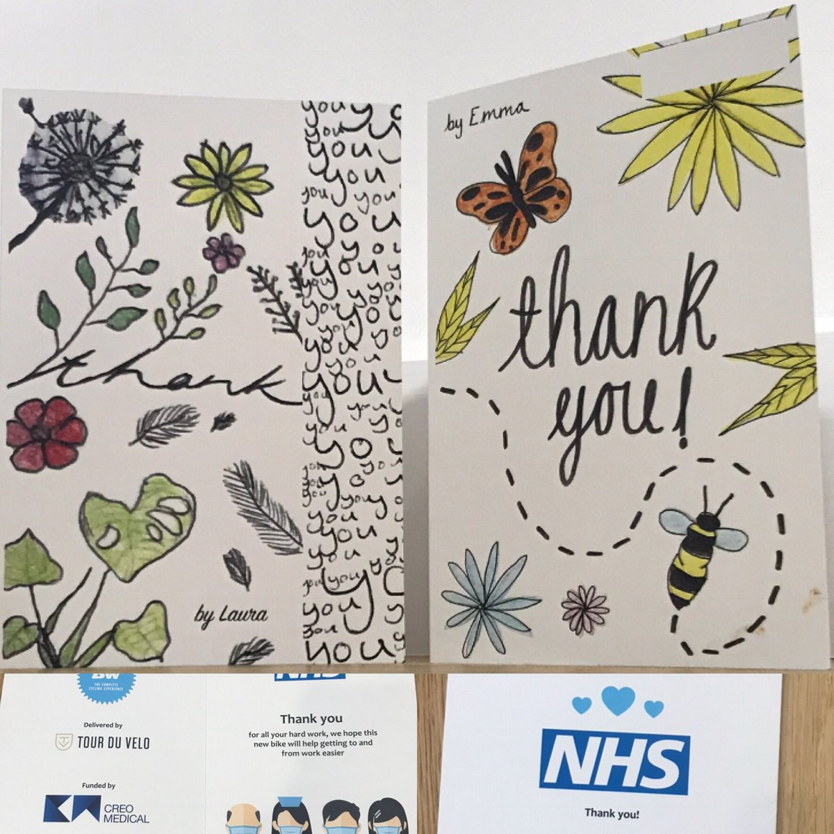 andywadsworthpt's tweet photo. 50 bikes gifted so far to happy staff at @SuperSouthmead @NBTSustHealth with the help of @CreoMedical @TourDuVelo. Great to see so many happy faces and make journeys to and from work easier and enjoyable. Thank you NHS for everything you do to look after us all. https://t.co/Y2ecR5LIDY