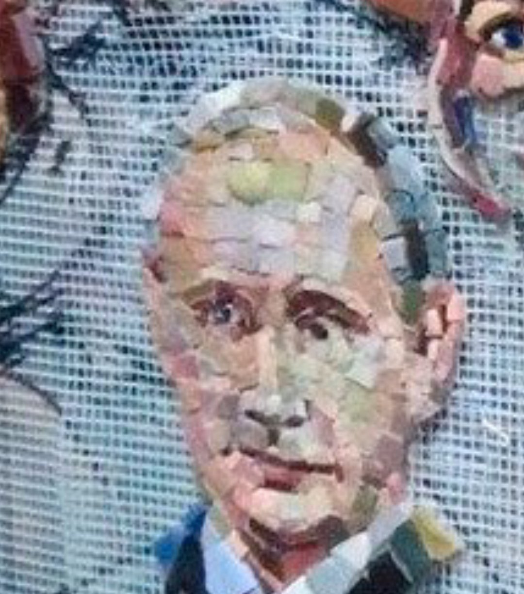 Мозаика Шойгу и Путина в храме