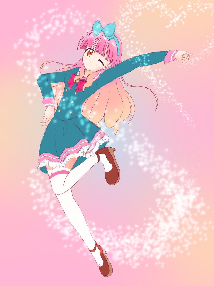 あいねちゃん制服ver描いてみるです。 #アイカツ #アイカツフレンズ