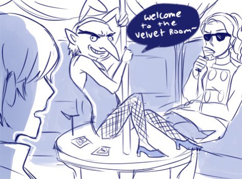 I dug up some old and especially cursed fanart from my Persona days. 