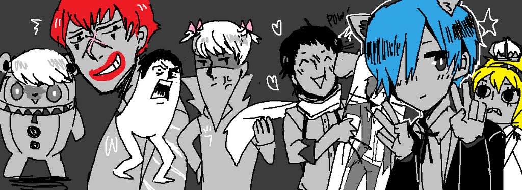 I dug up some old and especially cursed fanart from my Persona days. 