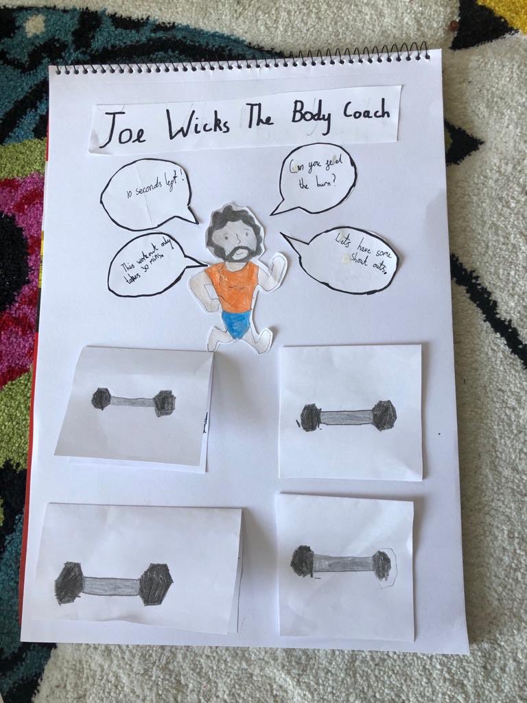 MoonMaddy's tweet image. My god-son Sammy O’Flynn has written this report for Aunty Maddy’s lockdown homework. I am sure you will love it @thebodycoach as he chose YOU! #PEWithJoe #pewithjoewicks