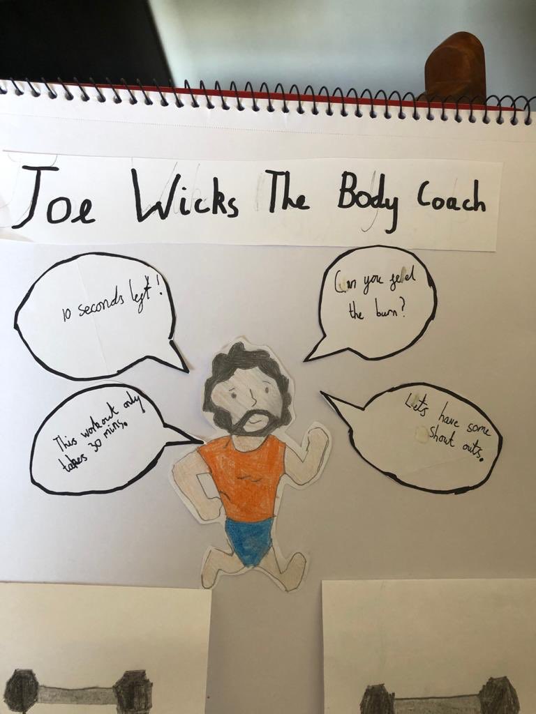 MoonMaddy's tweet image. My god-son Sammy O’Flynn has written this report for Aunty Maddy’s lockdown homework. I am sure you will love it @thebodycoach as he chose YOU! #PEWithJoe #pewithjoewicks