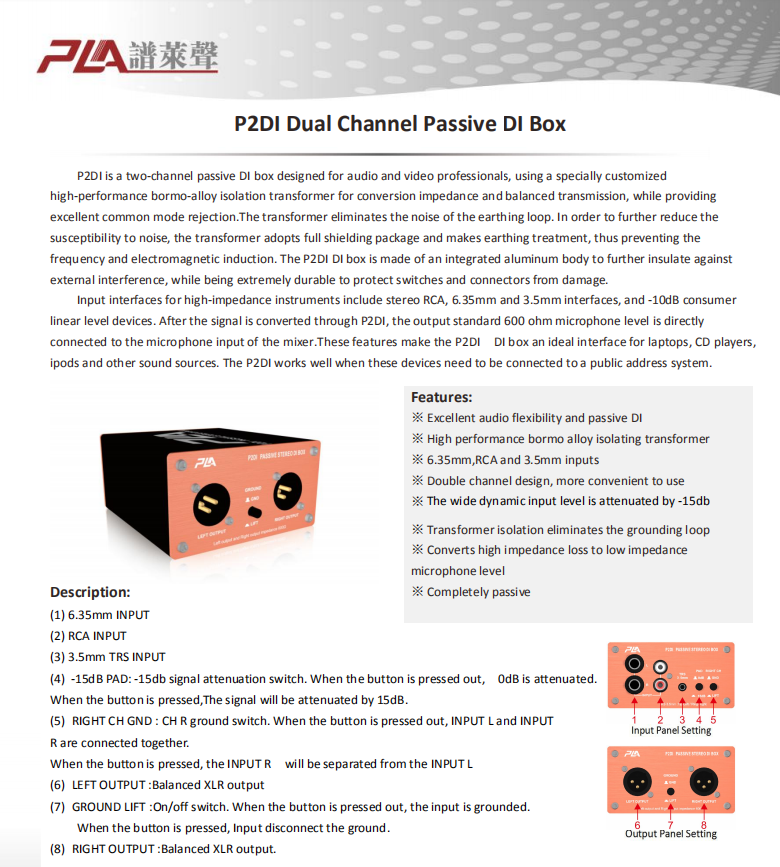 Day 2
P2DI Dual Channel Passive DI Box 
Ready to go!!!