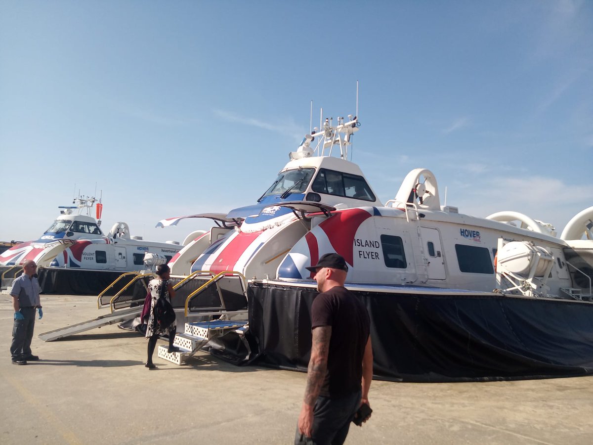 A fabulous sunny Thursday for the team with an additional 1070 #facevisors delivered to #keyworkers across the #solent including 500 to the Isle of Wight. Taking our total to 12,358
 Special thanks our friends <a href="/HovertravelLtd/">Hovertravelltd</a> for ensuring safe passage 💙

#keepthemsafe #ppe