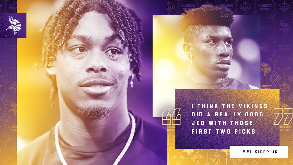 Vikings's tweet photo. What a night.

#VikingsDraft

📰: https://t.co/fBNDqeASEP https://t.co/tV5nJUuy93